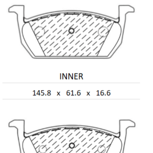 Balata Delantera Canabrake p/Audi, Seat y VW (9485-D2249)