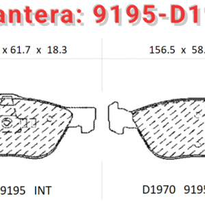 Balata Delantera Canabrake p/ FIAT, RAM (9195-D1970)