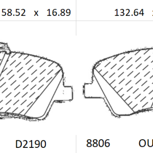 Balata delantera Canabrake p/Hyundai (8806-D2190)