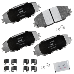 Balata delantera GRC Prime p/Toyota (8331-D1211;8331-D2165)